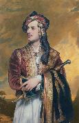 Thomas, Lord Byron in Albanian dress